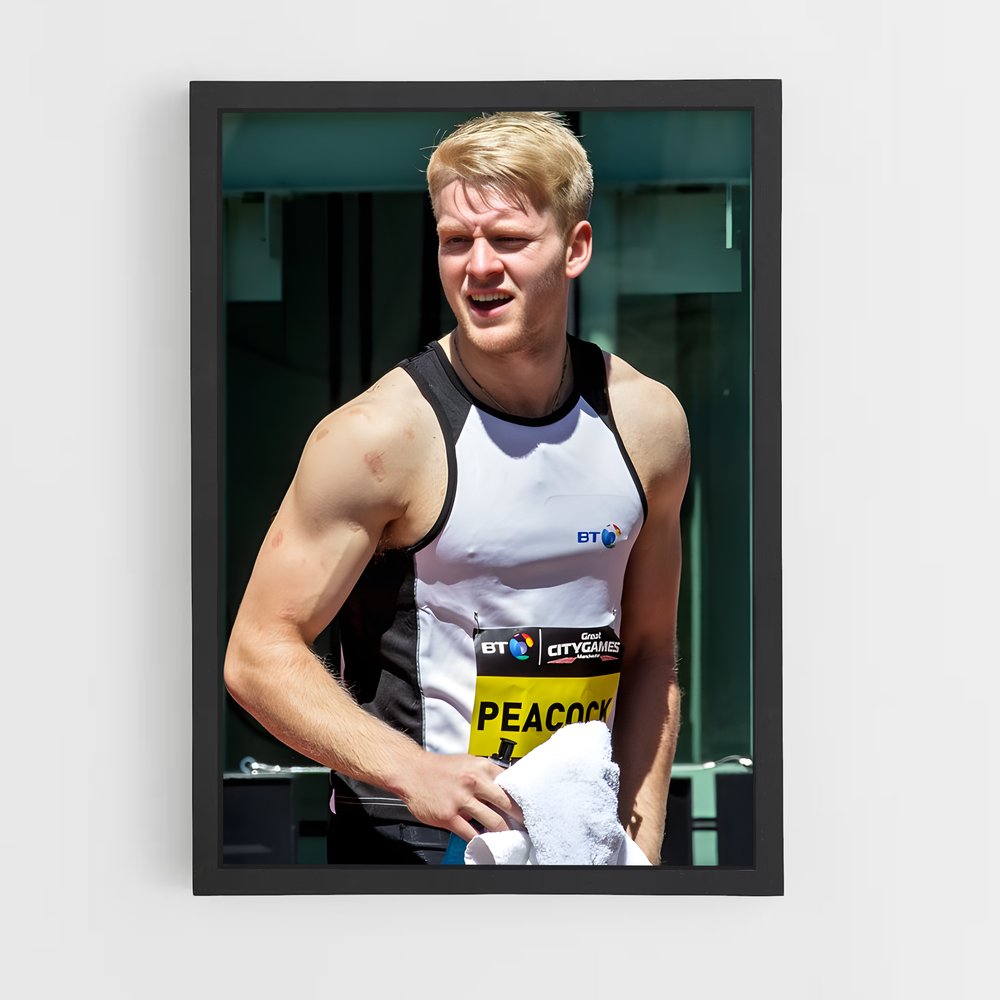 Poster Sprint Urbain – affiche Jeux Olympiques (vue 2)